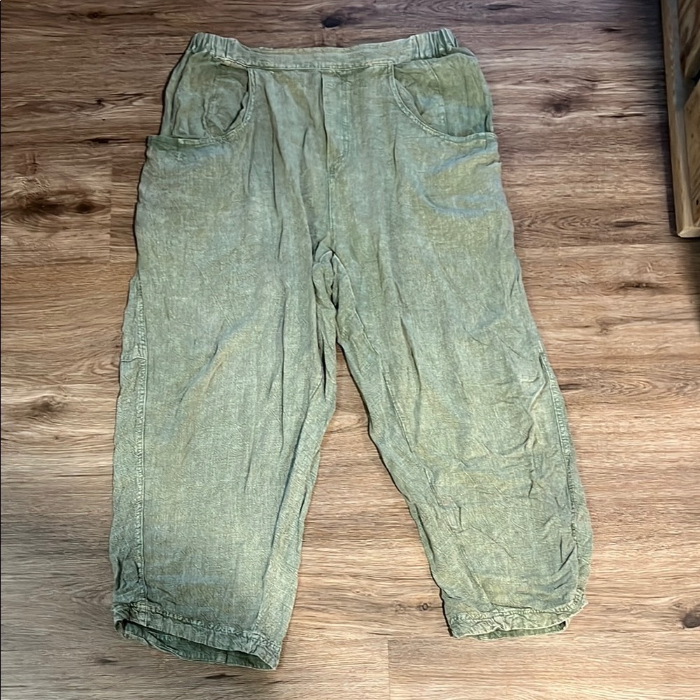Casual Green Pants